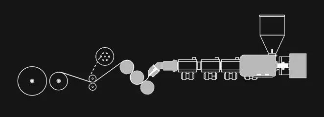 Bir qatlamli PP/PS varaqli ekstruder